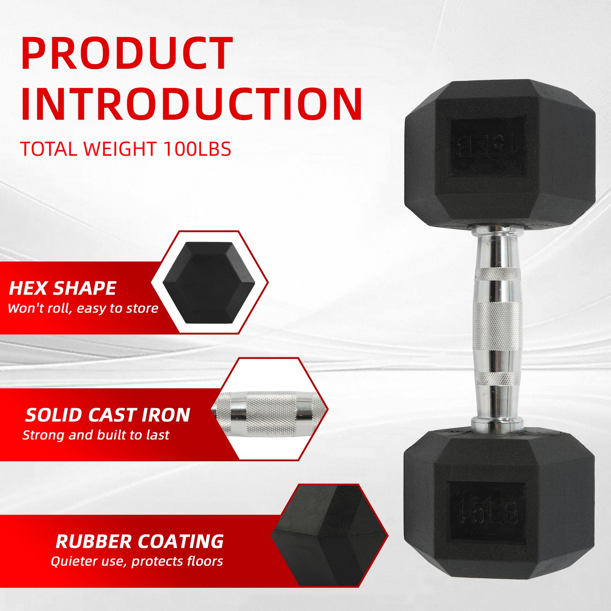 800LB Heavy Dumbbell Set