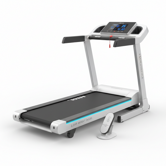 under Desk Treadmill - Walking Pad with LED Display and Remote Control, Portable Treadmill for Home and Office, 2.5HP, 265LBS Capacity